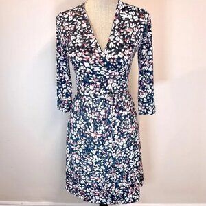 Banana Republic Floral Wrap Dress, Size Small